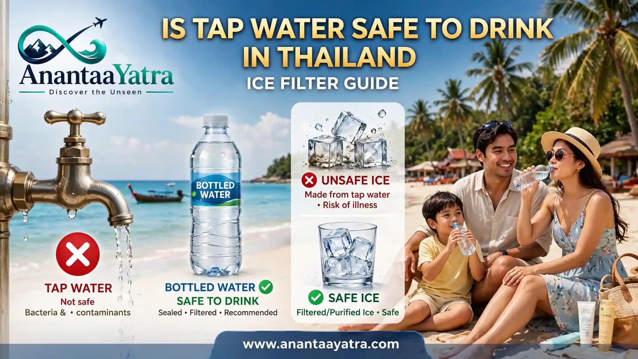Is Tap Water Safe to Drink in Thailand? Ice & Filter Guide