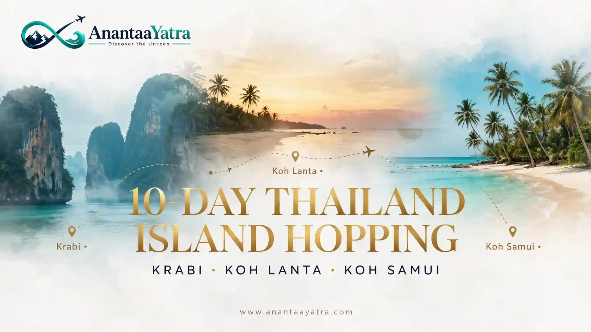 10-Day Thailand Island Hopping Route: Krabi, Koh Lanta & Koh Samui