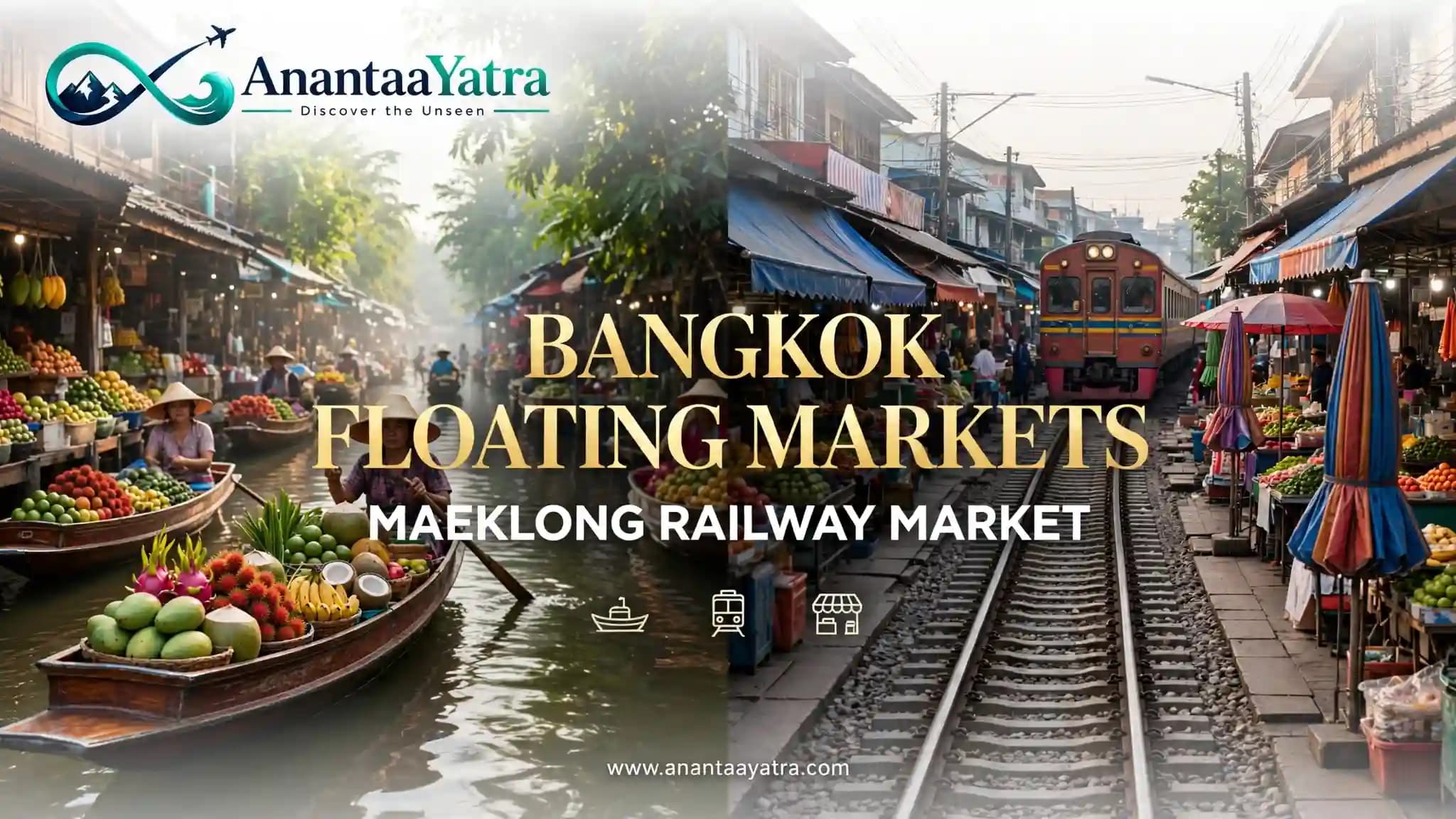 Top 5 Floating Markets & Railway Markets Near Bangkok