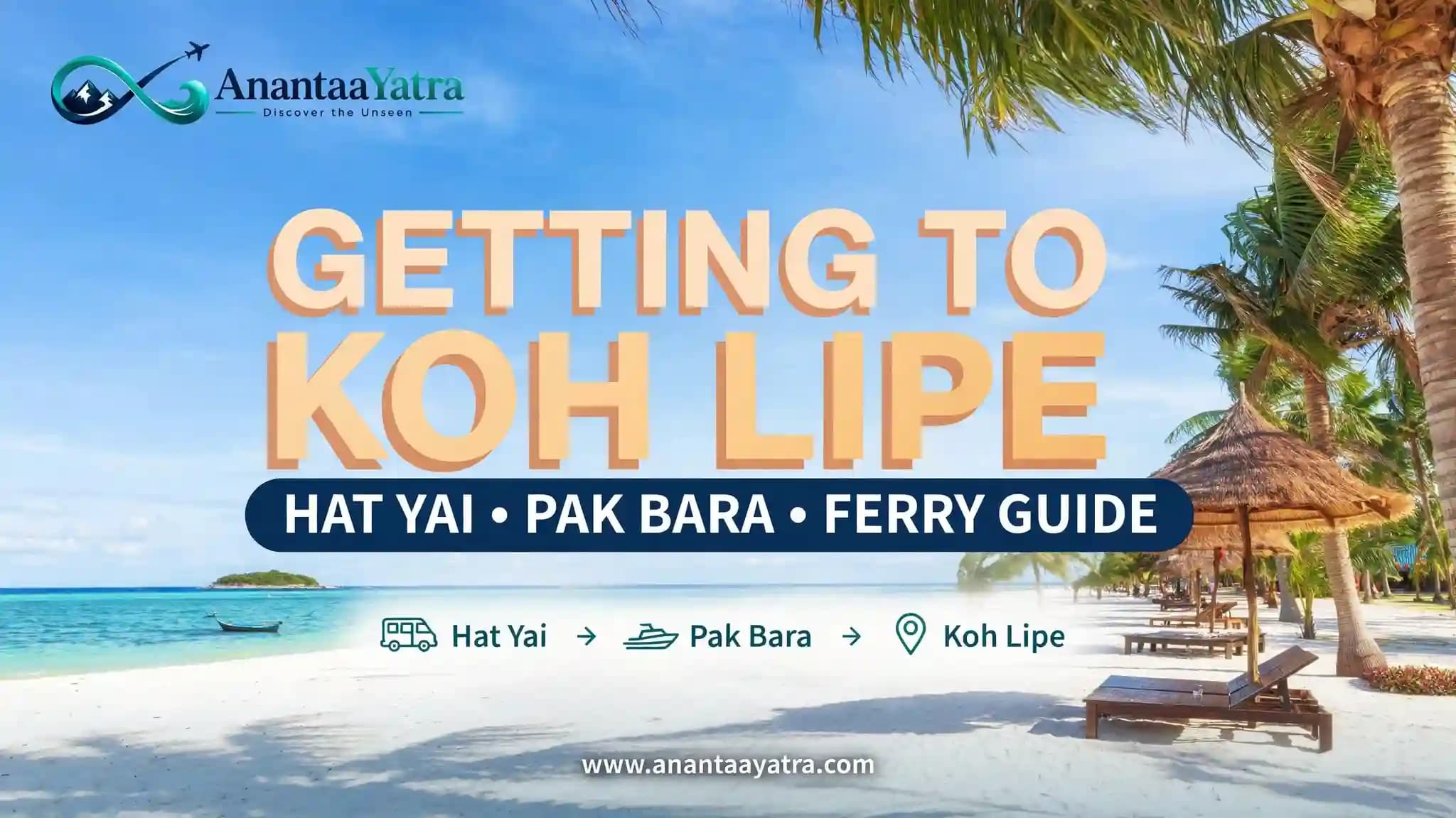 Getting to Koh Lipe: Hat Yai Airport, Pak Bara Pier & Speedboats