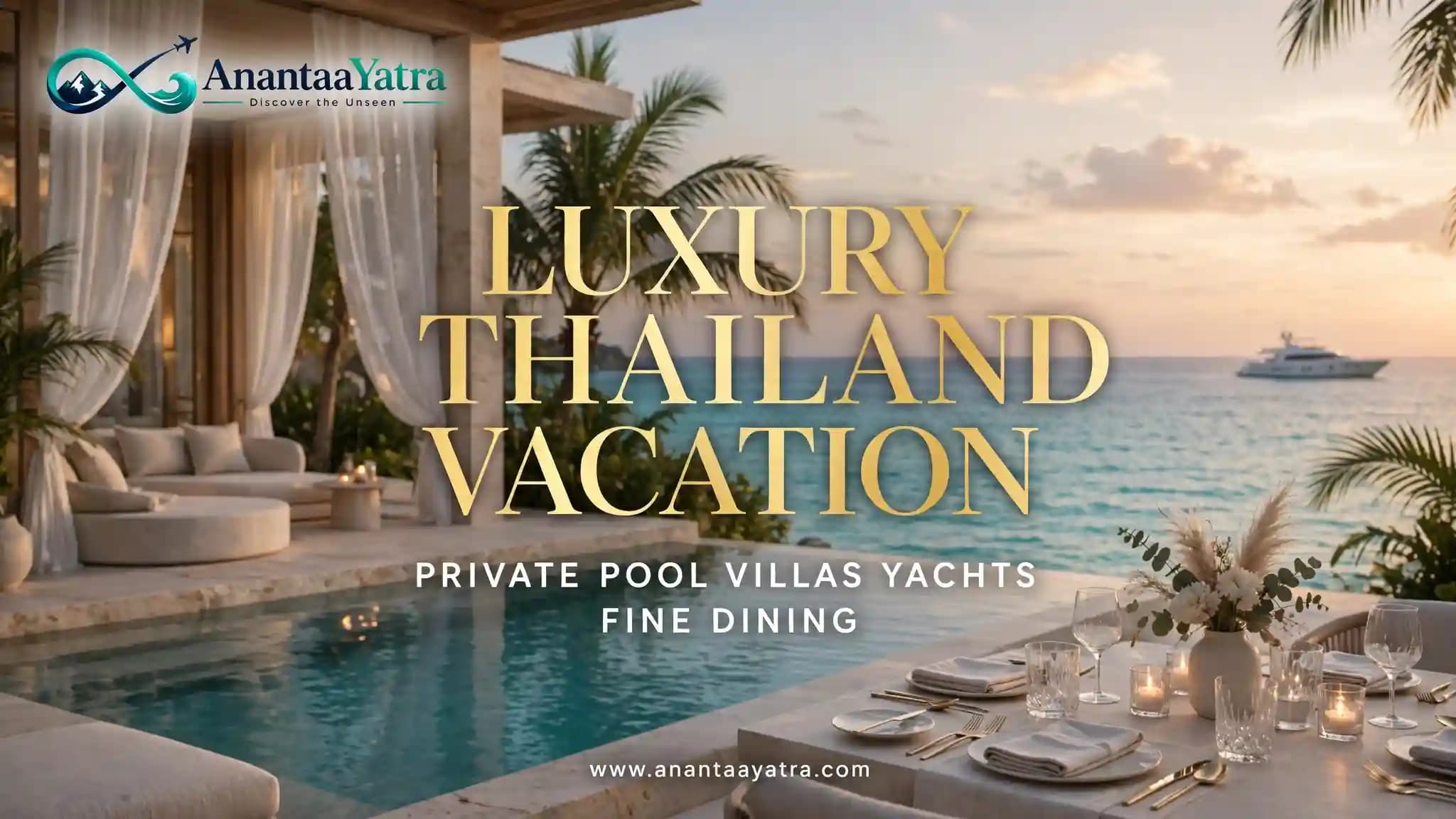 Luxury Thailand Vacation Guide: Private Pool Villas, Yacht Charters & Fine Dining