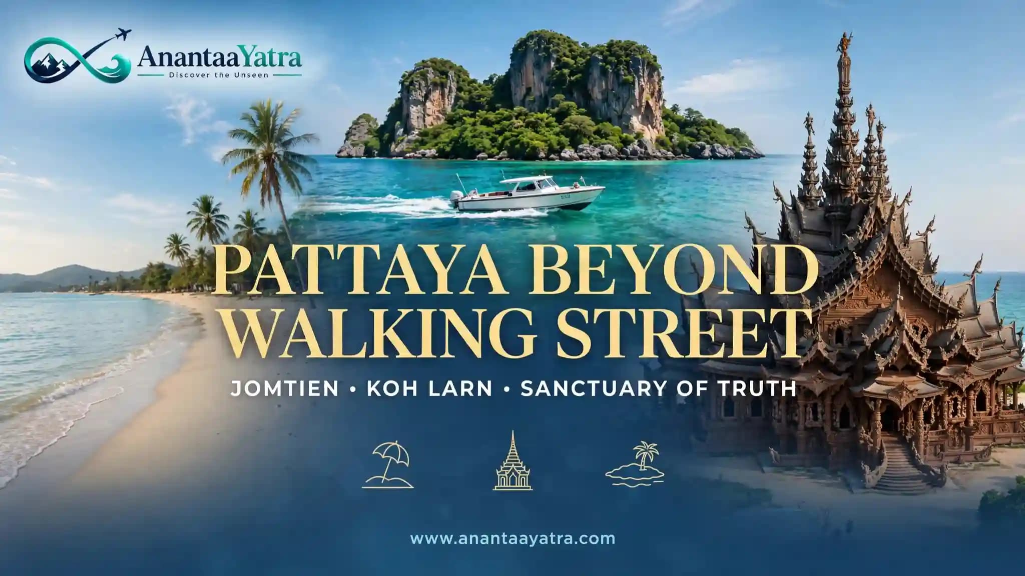 Pattaya Beyond Walking Street: Jomtien, Koh Larn & Sanctuary of Truth