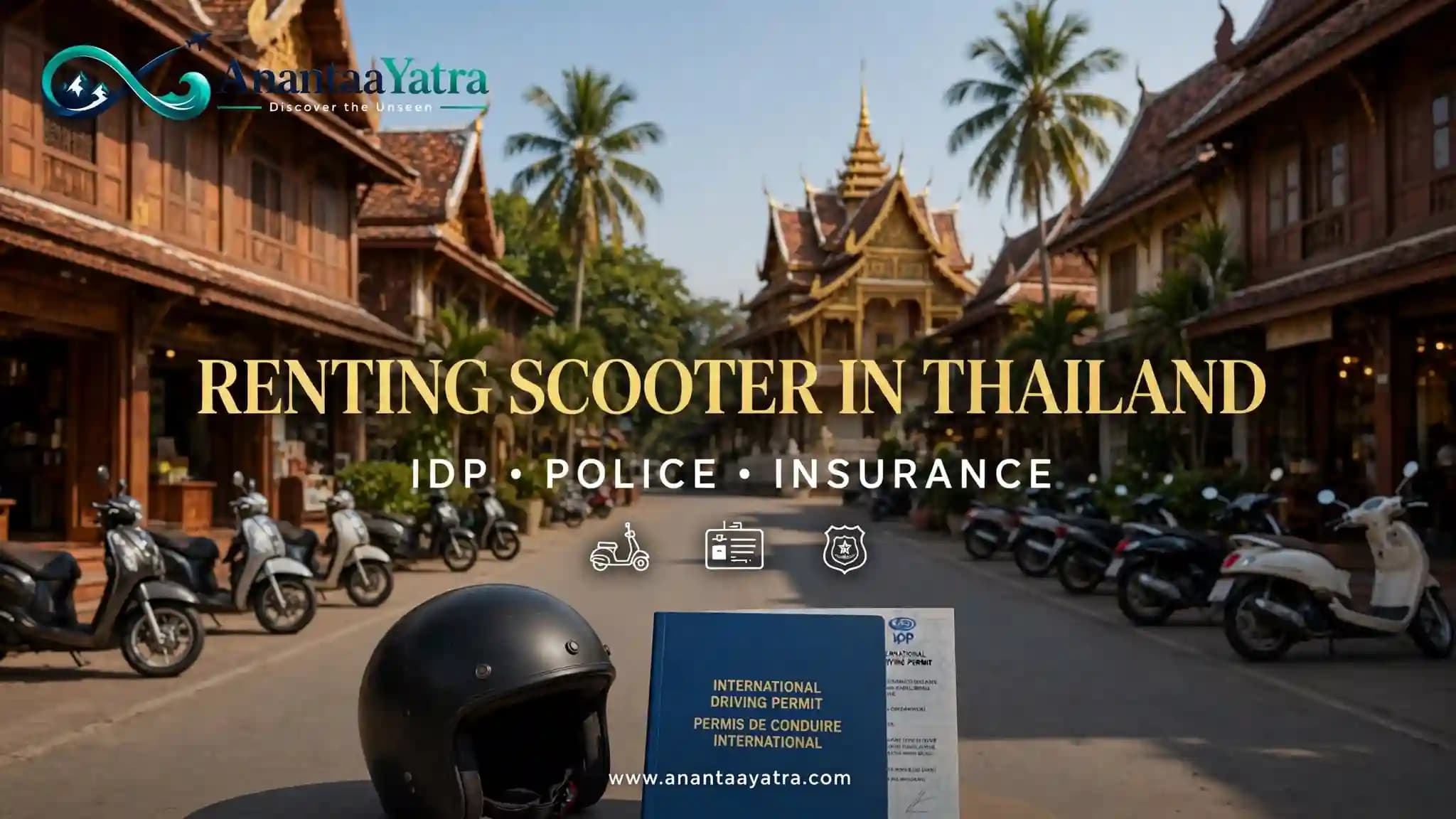 Renting a Scooter in Thailand: IDP, Police & Insurance