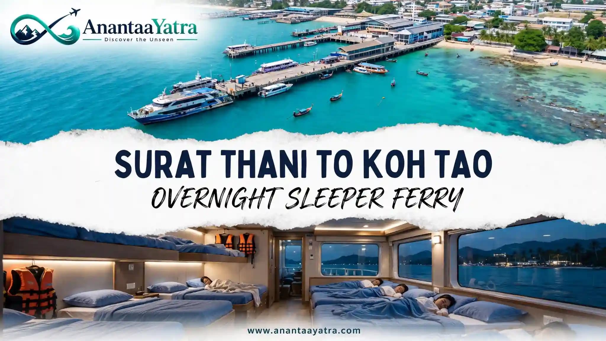 Surat Thani to Koh Tao Overnight Sleeper Ferry: Bunks, Safety & Tickets